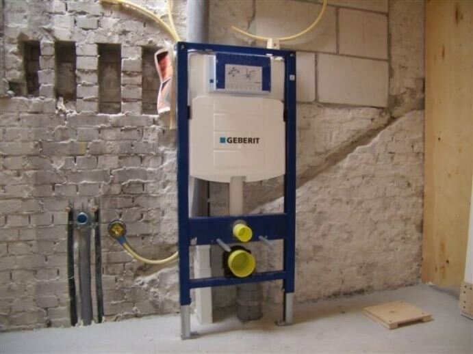 Inbouwreservoir voor hangtoilet
